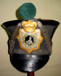 Officer's bell topped shako