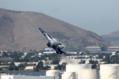 blue angel 7 takes some lucky media person for a ride