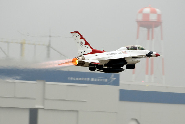here is a shot of thunderbird 7 giving a some lucky media person the thrill