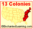 thirteen colonies